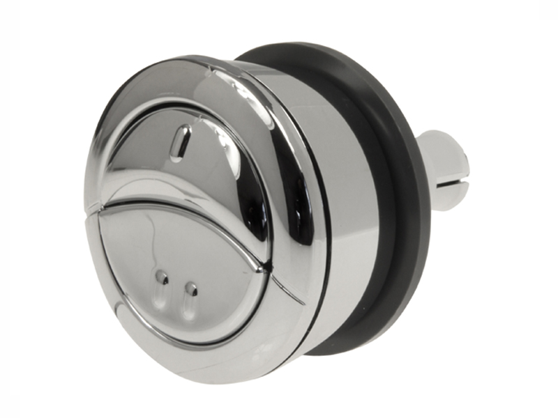 Wirquin Grey Backnut Dual Flush Button