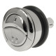 Wirquin Grey Backnut Dual Flush Button