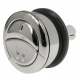 Wirquin Grey Backnut Dual Flush Button