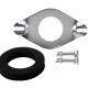 Cranked Plate Close Coupling Kit With 2" Hole