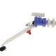 Delchem Side Inlet Float Valve, 1/2" Plastic Valve