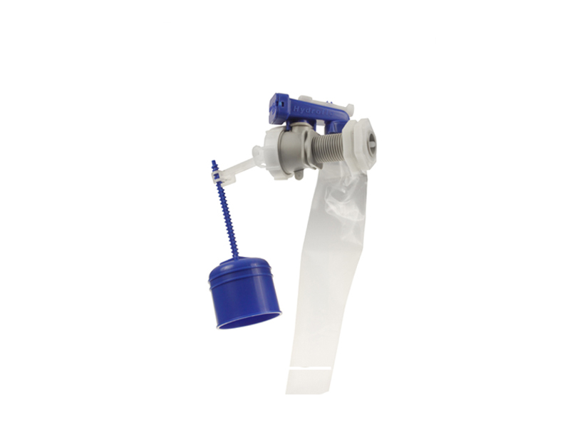 Dudley Hydroflo Side Inlet Float Valve, 1/2" Plastic Tail