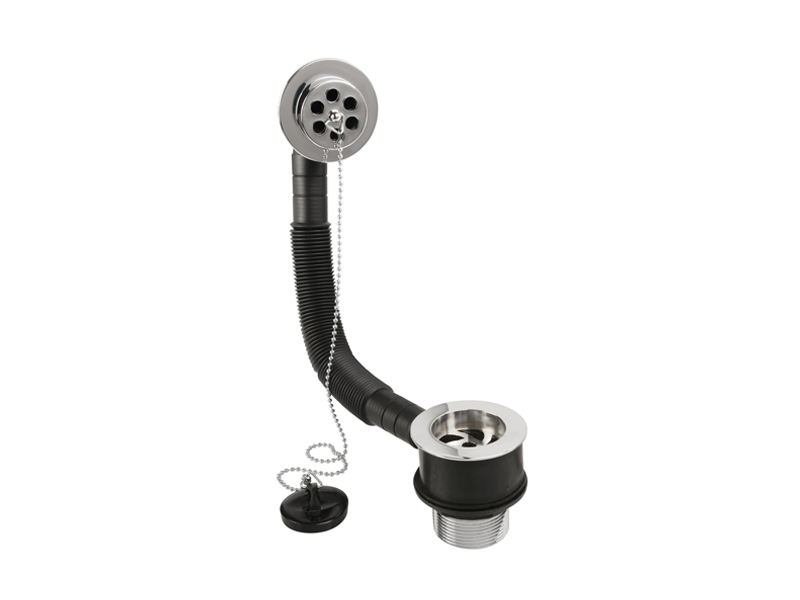 Combi Brass Body Overflow and Poly Plug Bath Waste