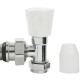 Angle c/w Rubber Grommet Radiator Valve