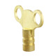 Clock Type Brass Radiator Key