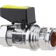 Straight Mini Gas Ball Valve