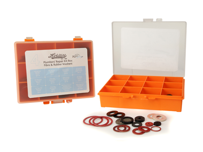 No.4 Fibre and Rubber Plumbers Repair Kit Box