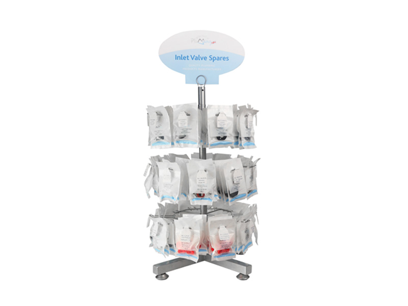 Inlet Valve Spares Carousel Counter-Top Display Stand