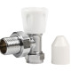 Angle with 3/4" Union Tail Radiator Valve